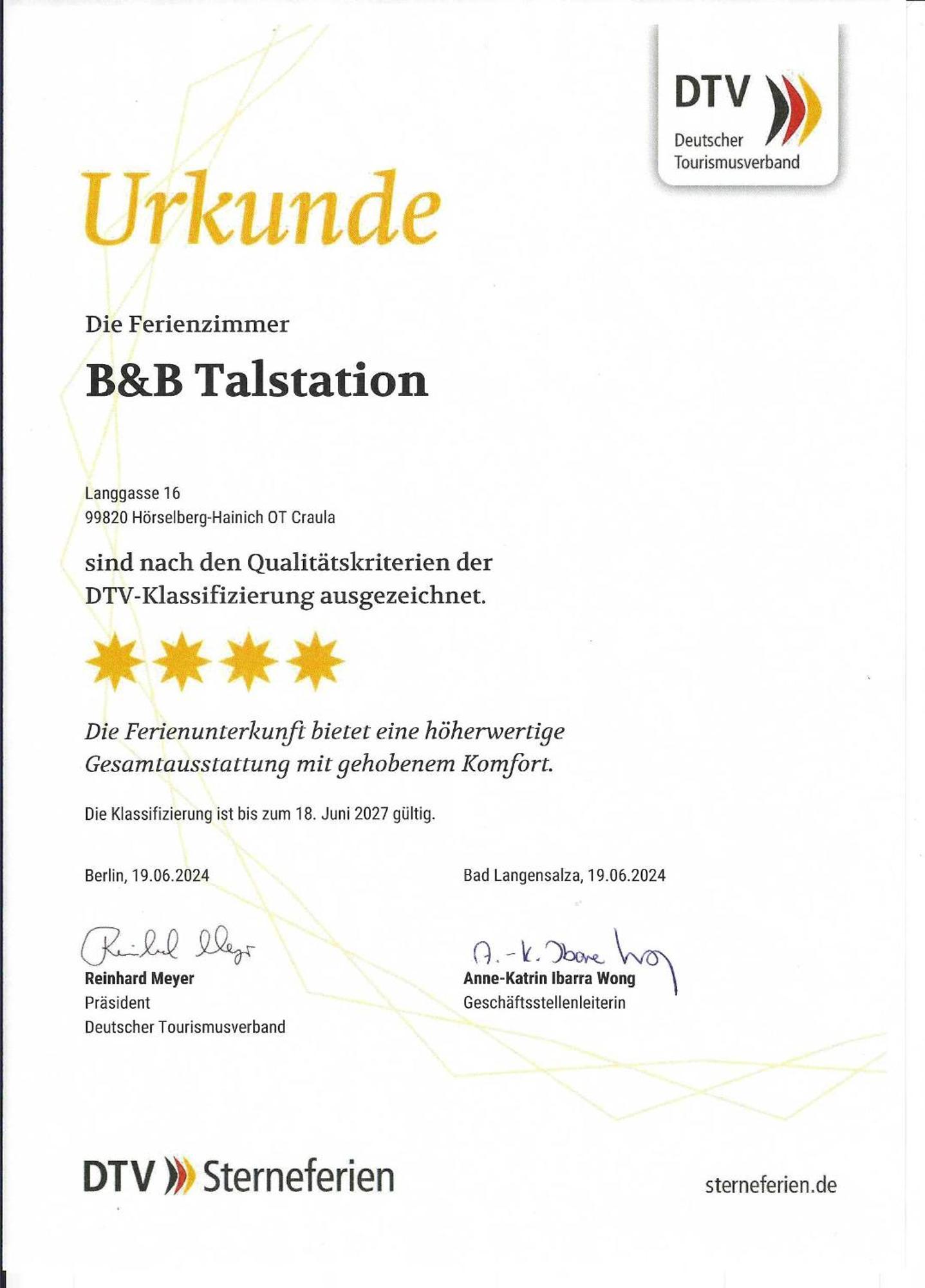 B&B Talstation Horselberg-Hainich Екстер'єр фото